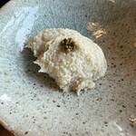 そばんち - ぷちぷちした蕎麦の実が噛むことに弾けるそばがき。おいしい〜✨✨