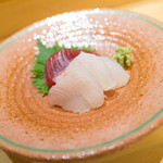 鮨裕 - 熟成したヒラメ（小田原）、本まぐろ（大間）