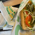 サブウェイ - 料理写真:昼得 アボカドベジー ポテト ドリンクセット