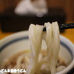 ちちぶ饂飩 - うどん　アップ