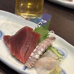 うさぎや - 旬の刺し盛り3点