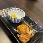 うさぎや - ふわふわつくねタレ焼き　焼き舞茸添え