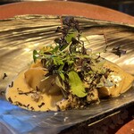 銀杏 - ・タイラギ貝と筍のクリーム仕立て