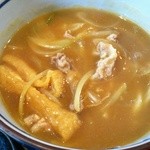 椿庵 - カレーうどん定食\780　カレーうどん