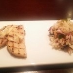 ワインショップ&ダイナー FUJIMARU 天満橋店 - パスタランチの前菜。
                                ２種チョイス。