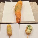 串揚げ処 gaku - 海老はブリブリです