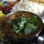 Spice&Dining KALA - ノンベジに付いてきたマトン様は深い味わいにパクチーの香りが素晴らしい♡