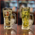 やきやき鉄板 ぼんくら家 - ●ぼんくらハイボール ￥495 ●りんご酢ウォーター ￥385