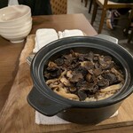とんかつ そら - コース（夜グランドもある）トリュフご飯　香り爆弾、店内メシテロ