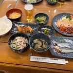 ビジネスホテルにし那須 - 料理写真:夕食　全景