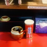中華そば 大河 - 味変アイテム