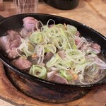 野焼 - タン下ステーキ