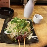 野焼 - 上レバーねぎまみれ2本