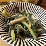 野焼 - せんまい酢味噌和え