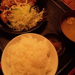 草薙の湯 お食事処 旨い蔵 - 鶏唐マヨ南蛮定食・７５０円
