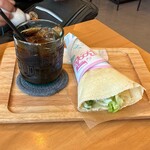 カフェブーズ - 半蔵さまん家の、クレープセット