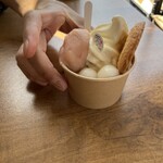 靖國八千代食堂 - 桜あんパフェ