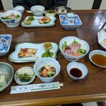 東喜家 - 夕飯　揚げ立ての天ぷらがまいうー