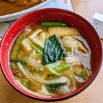 青いそら - 具材たっぷりの味噌汁