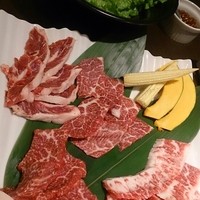 馬桜 下通り店 - 特選焼肉盛り2人前＋チシャ2人前