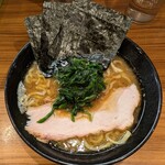 輝道家 - ラーメン並、オオメ　　￥950