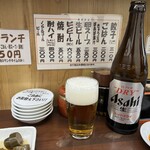 餃子のゆうた - ビンビール