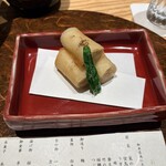 個室会席 北大路 京橋茶寮 - 桜海老と牛蒡の真薯