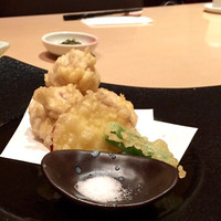 函館うに むらかみ 日本生命札幌ビル店 - 白子の天ぷら