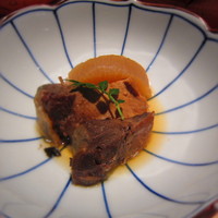 うち山 - 鯛茶漬けセットの”ブリ大根” H26.11