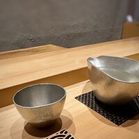 鮨まつうら - 日本酒を頂きつつ・・