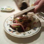 ふくの季 - 27回目シャポンとトリュフのサラダ トリュフ攻撃