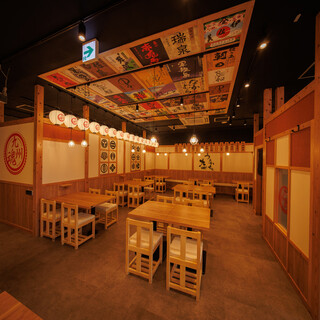 活気ある大衆空間と個室完備！幅広いシーンに対応