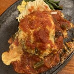 モンブラン - イタリアンハンバーグ　トマトとチーズのソース