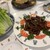 壹番 - 料理写真:国産牛肉の味噌炒めレタス巻き。