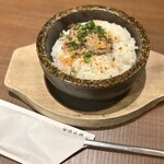 肉のひぐち直営焼肉 安福 - ガーリックライスハーフ
