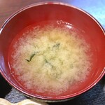 居酒屋ふみ - 定食 みそ汁　2026.3.9