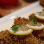 森の机 - カキフライも安定のおいしさでたまらんのだよ。