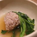 森の机 - 鶏団子と。