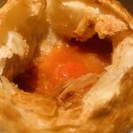 飛騨牛グリルばくろ - ② 春キャベツ+ツナのミネストローネのポットパイ