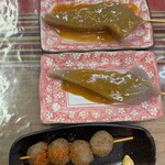 みそぎ屋 - 料理写真:みそおでん　100円x2 ちからこんにゃく　100円