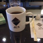 Cafe JUN - オリジナルのカップ、紙ナプキン