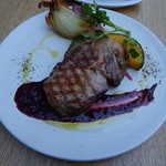 BBD - ローストポーク 赤ワイン粒マスタードソースでございます