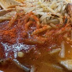 麺処 玖 - 辛味噌ラーメン　　追い辛