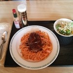 花の木 - ナポリタンハンバーグ添え1