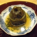 赤坂 詠月 - 賀茂茄子。「印籠煮」は見た目はちょっと。。。だけれど。