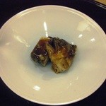 赤坂 詠月 - 子持ち鮎の甘露煮？長時間煮込んだので全て戴ける。