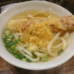 おにやんま - 温かけ＋ちくわ天 420円