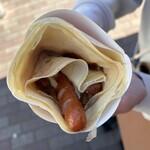 クレープハウス ピーナッツ - 焼きチーズカレーフランク！