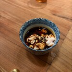 オテルドゥオガワ - 雲子ポン酢（雲子は濃厚でクリ一ミ一でトロッとした舌触り。ポン酢でさっぱりした酸味。）