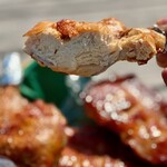 高橋の若どり - 蒸焼き（骨付き）　350円x2 テリ焼き（骨なし）　600円x2